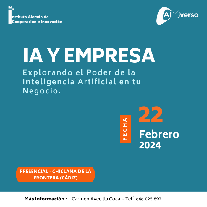 IA y Empresa. Curso de Inteligencia artificial en Chiclana de la Frontera.