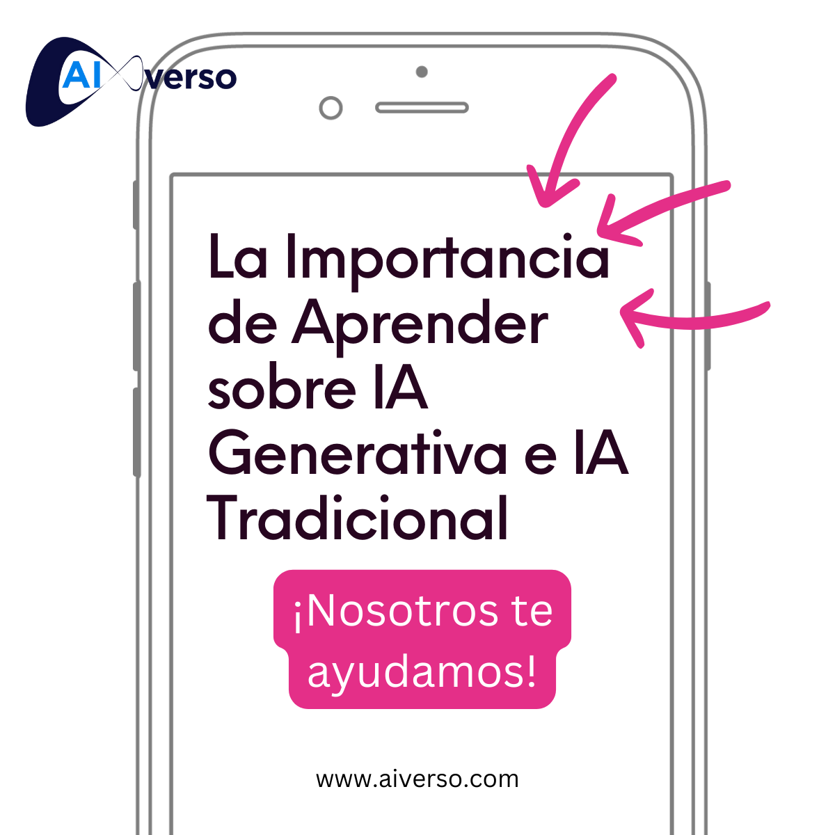 La Importancia de Aprender sobre IA Generativa e IA Tradicional ¡Nosotros te ayudamos! www.aiverso.com